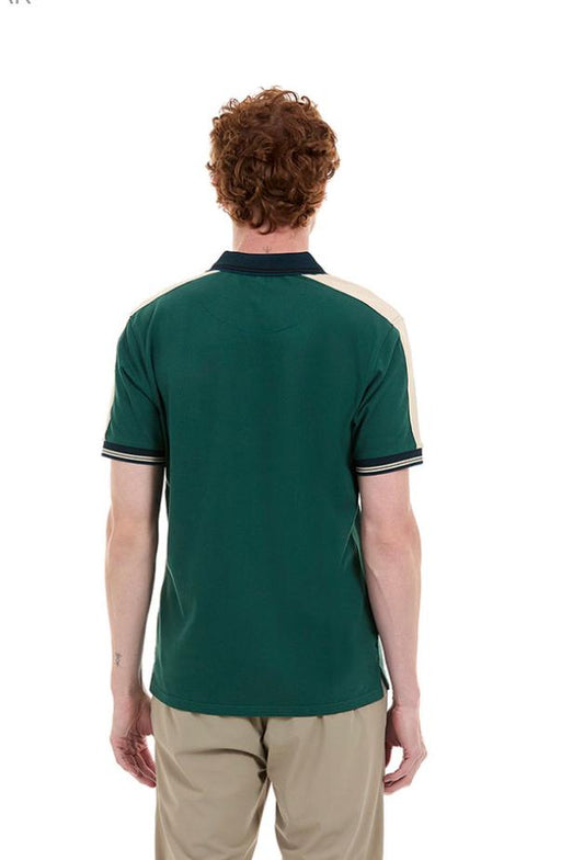Tipo Polo Verde Bosque con Contrastes