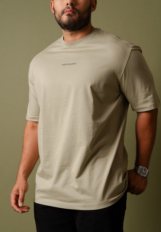 Playera Oversize Verde Salvia