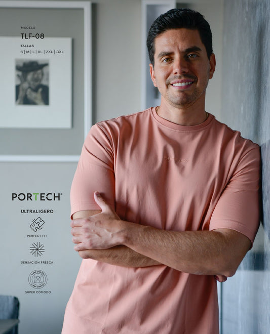 Playera Oversize Melocotón