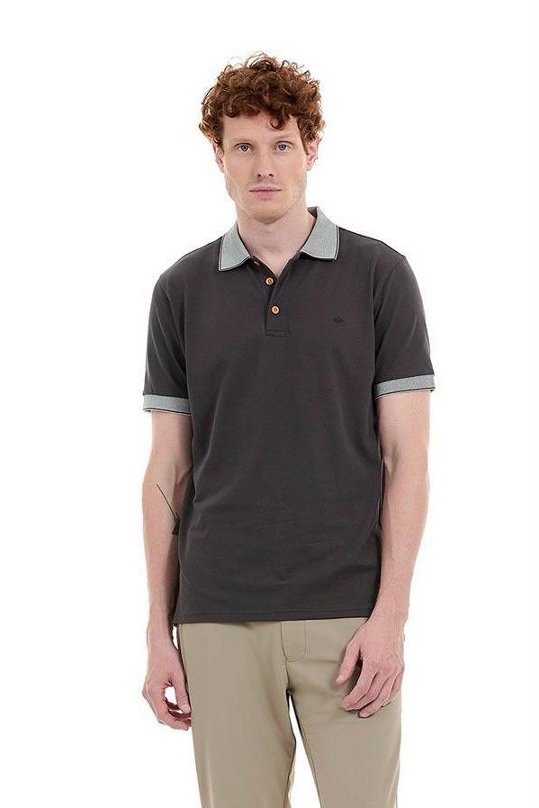 Tipo Polo Gris Carbón
