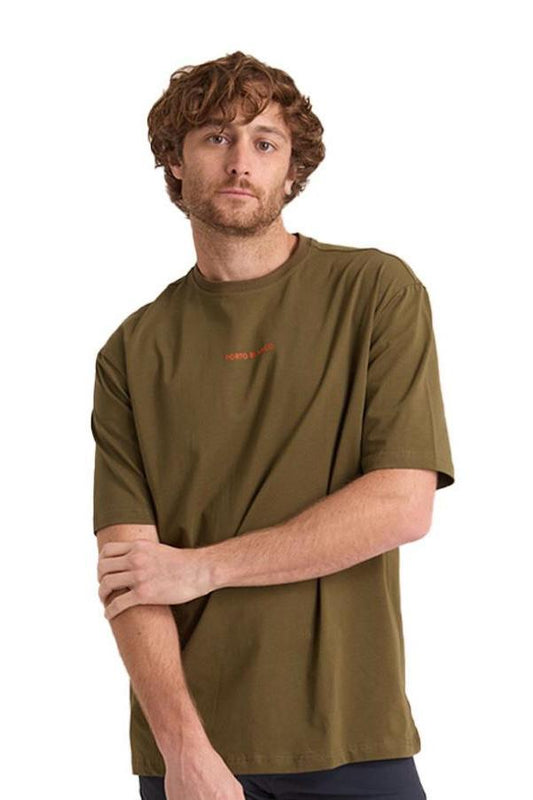 Playera Oversize Verde Militar