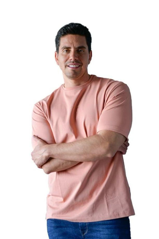 Playera Oversize Melocotón